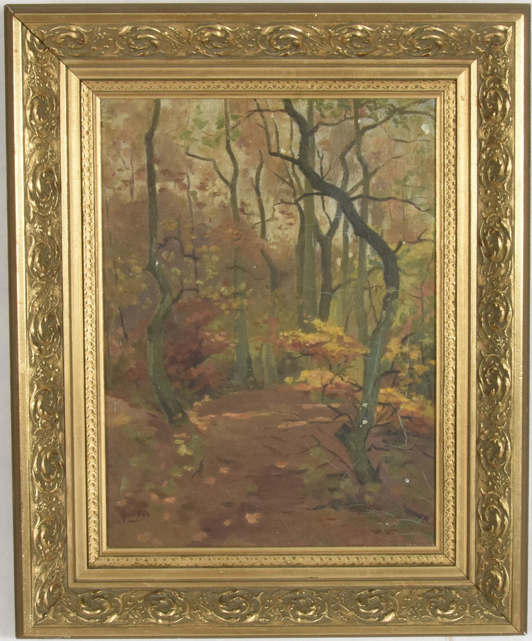 OIDENTIFIERAD KONSTNÄR. Olja på duk.