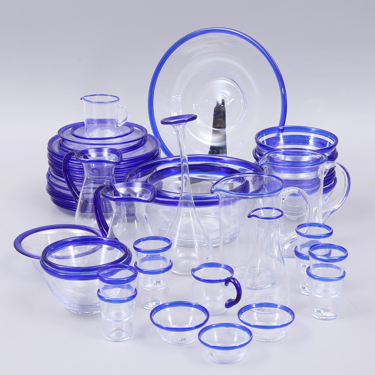 SERVICE, 52 dele, glas, Bergdala.