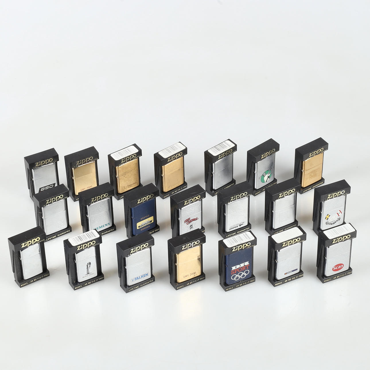 LIGHTER "Zippo", 21 pcs, USA.