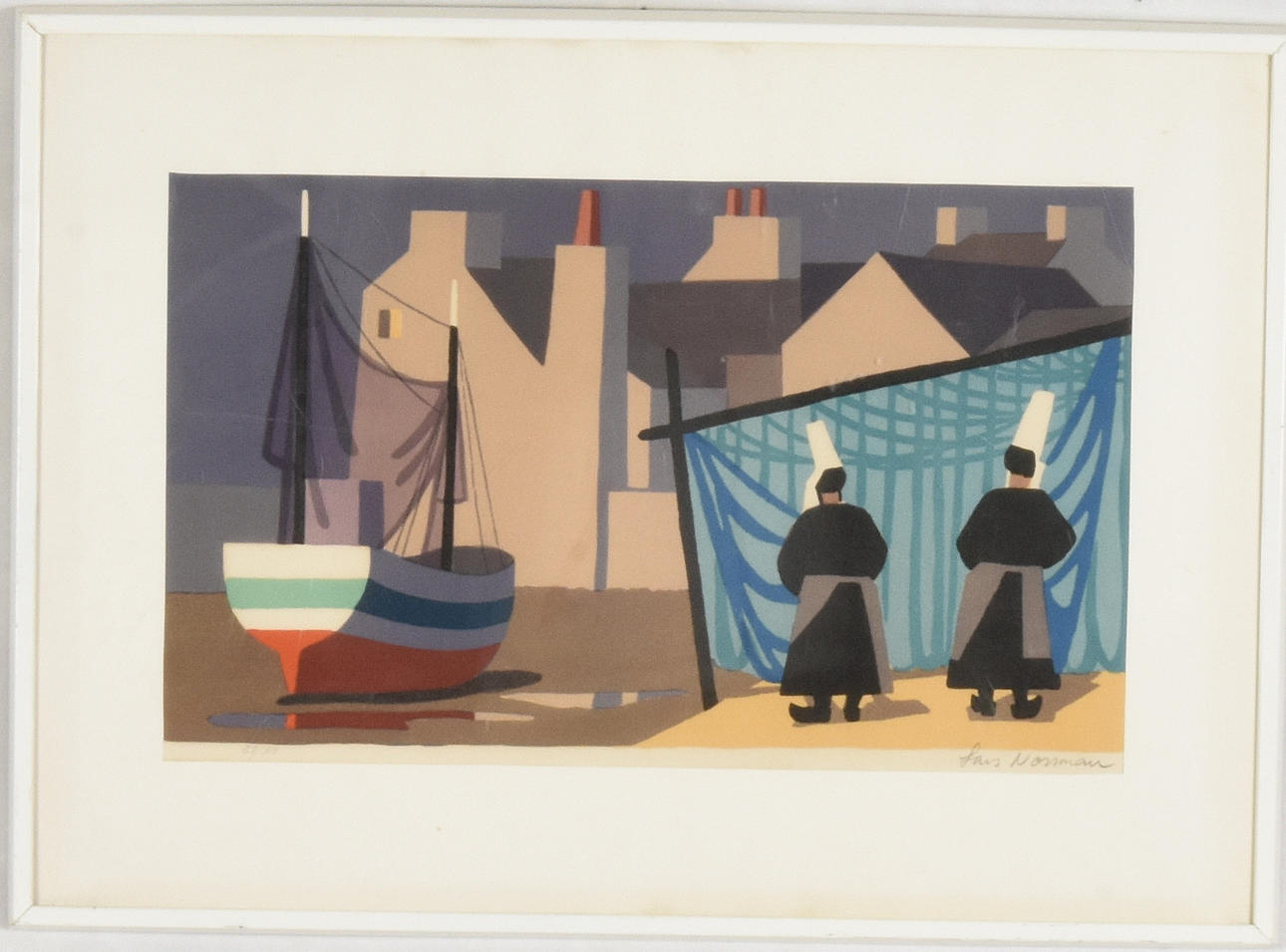 LARS NORRMAN. Färgserigrafi.