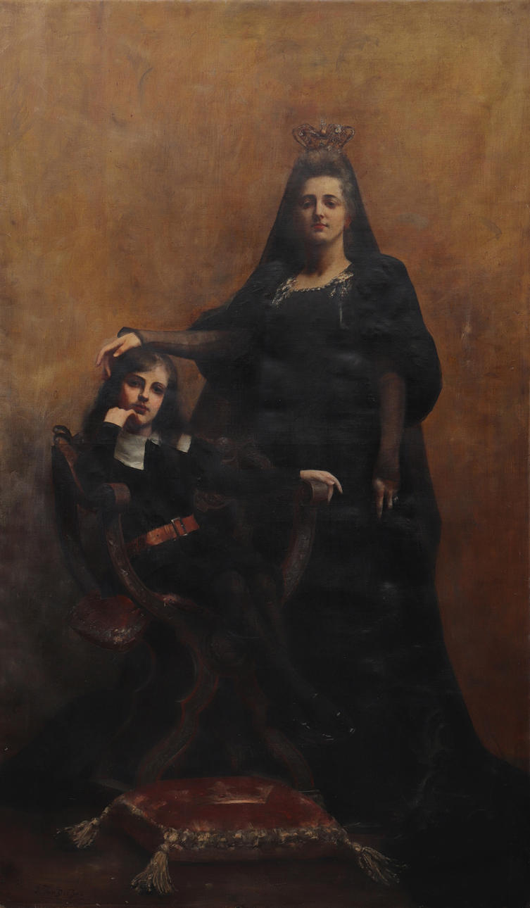 GEORGES VAN DEN BOS (1835-1911). L'Héritier.