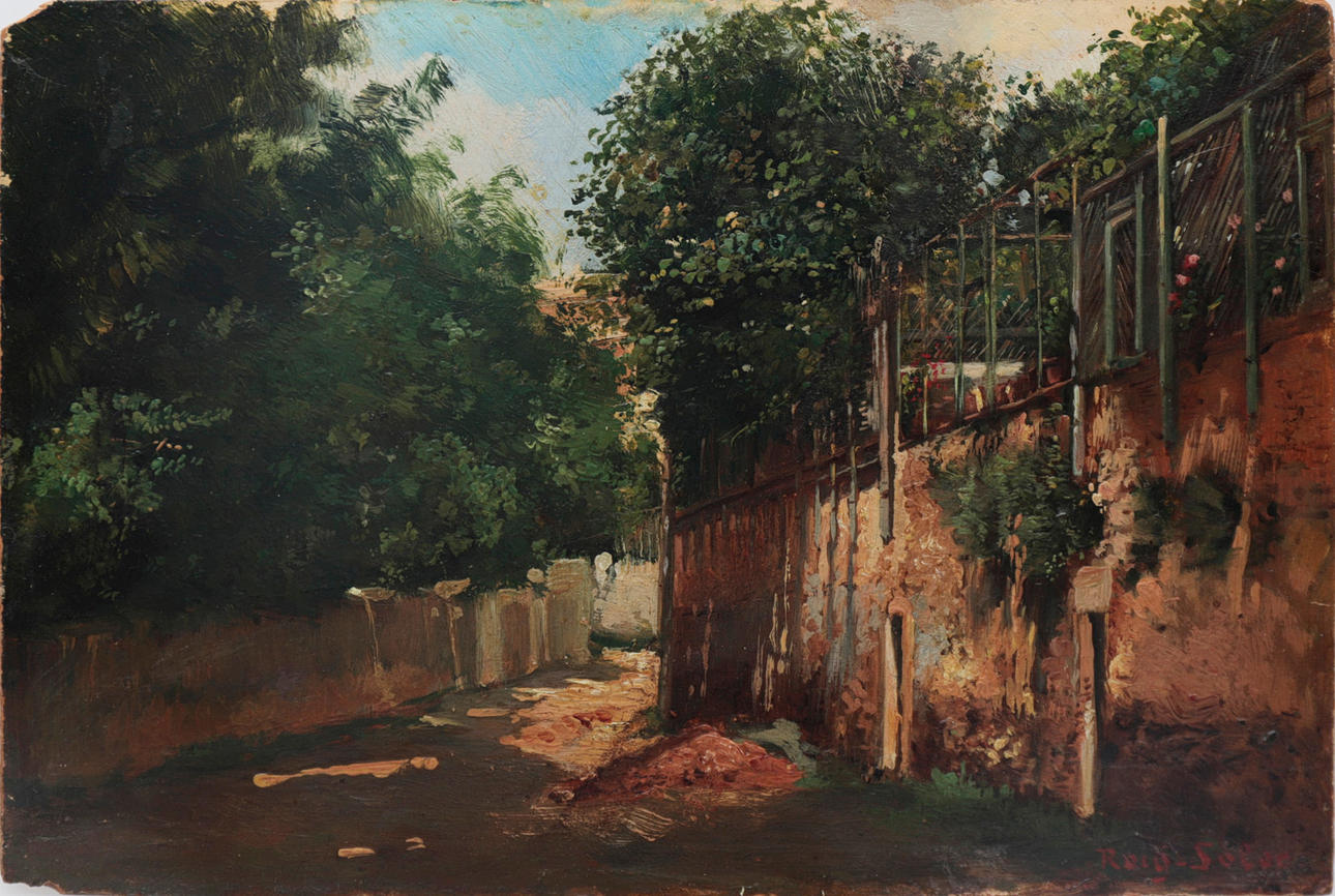 JOAN ROIG SOLER. Calle de pueblo.