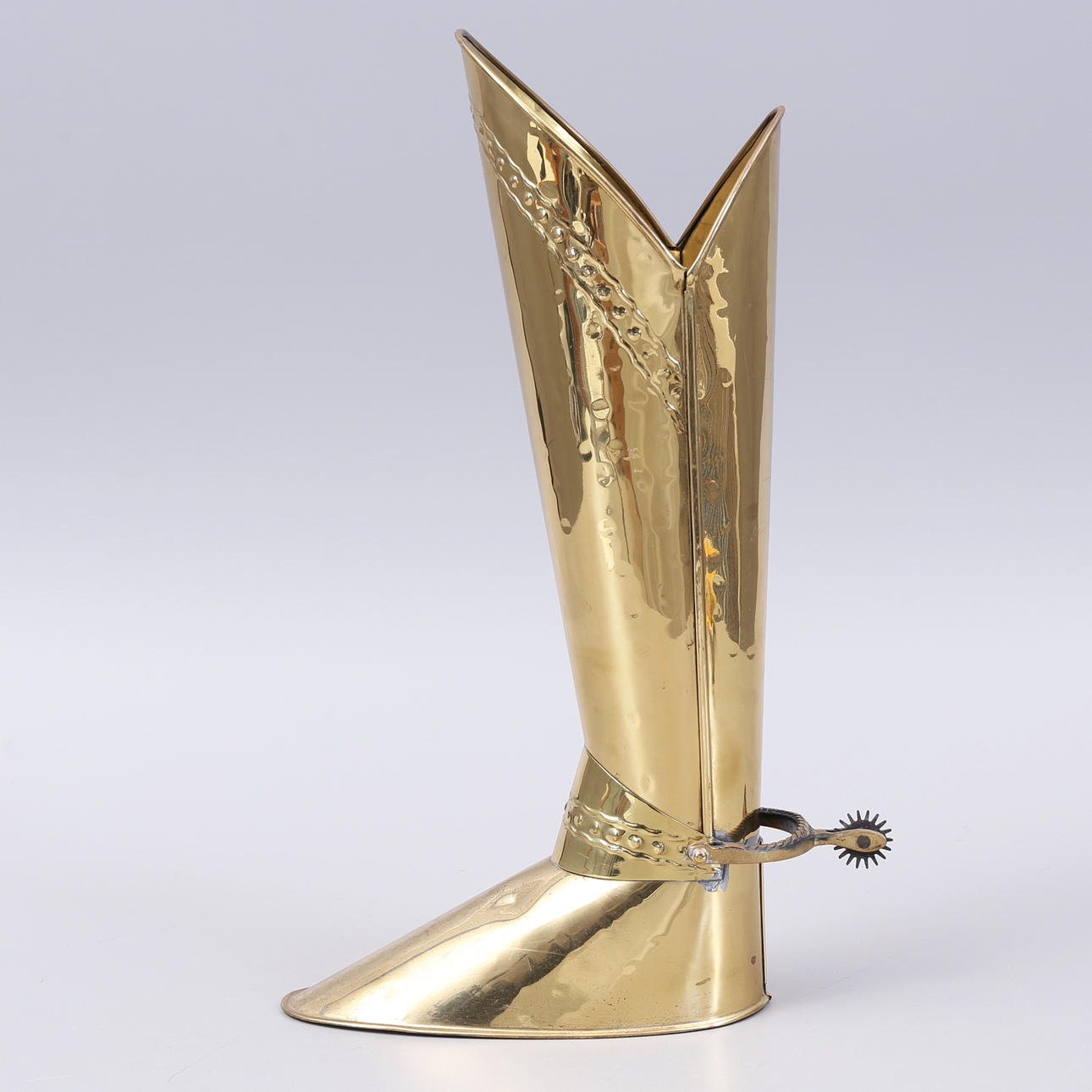 SCHIRMSTÄNDER, Stiefel, Messing, England.