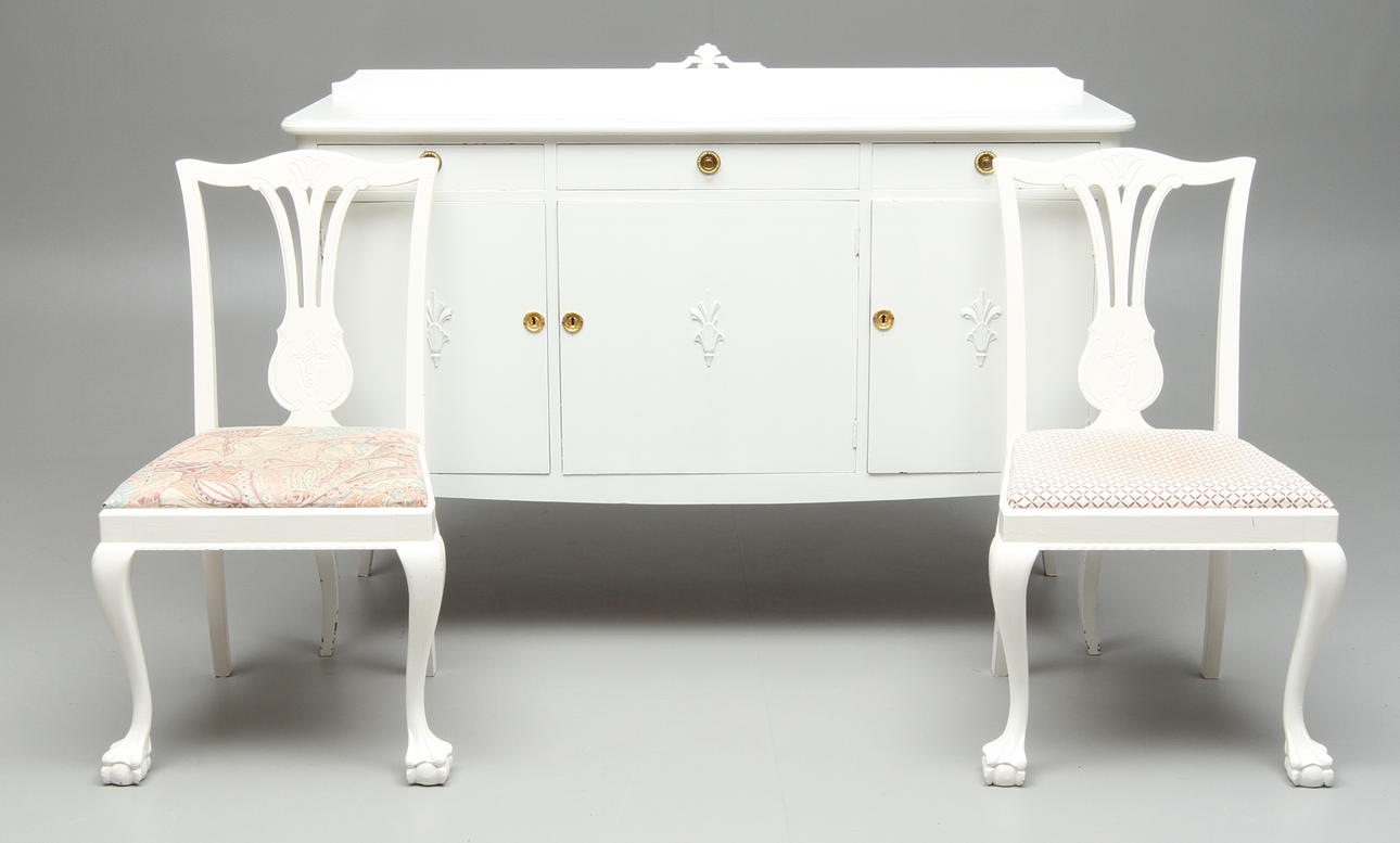 BUFFÉ, STOLAR, 2 st, 1900-tal.