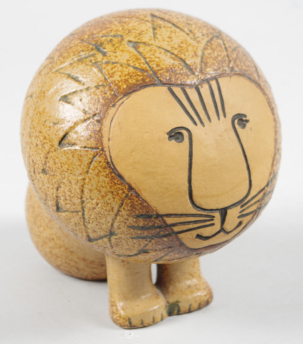 KERAMIKFIGUR, lejon, Lisa Larson, Gustavsberg.