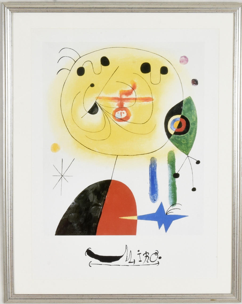 Offsettryck, Joan Miro.