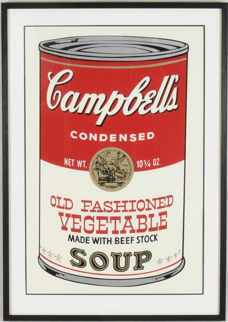 ANDY WARHOL. EFTER. Färgserigrafi.