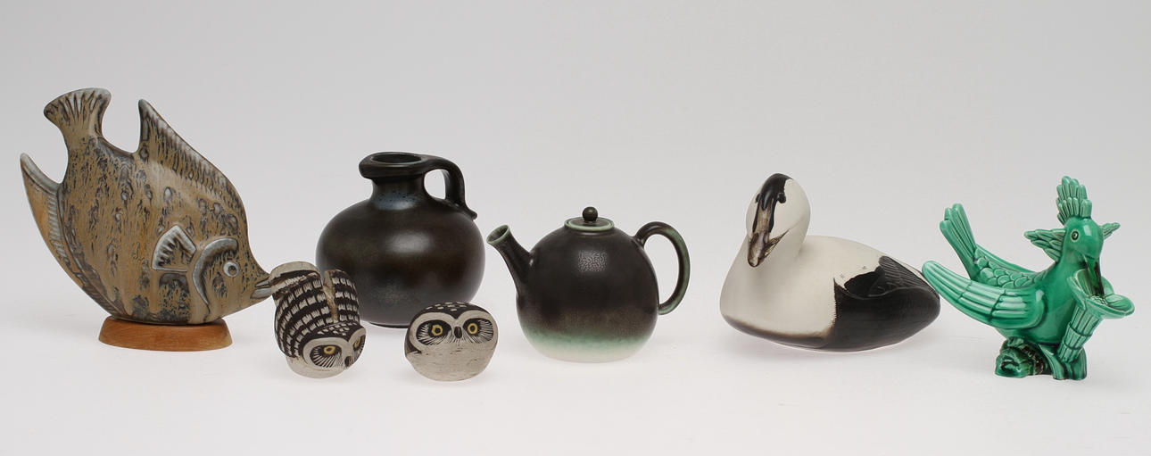 PARTI KERAMIK, 7 delar, bland annat Gunnar Nylund, Paul Hoff och C-H Stålhane.