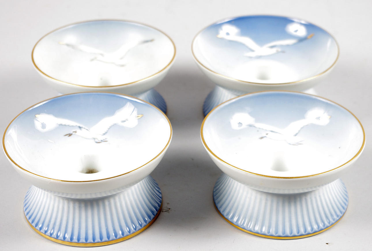 LJUSSTAKAR, 4 stycken, "Måsen", Bing & Grödahl.