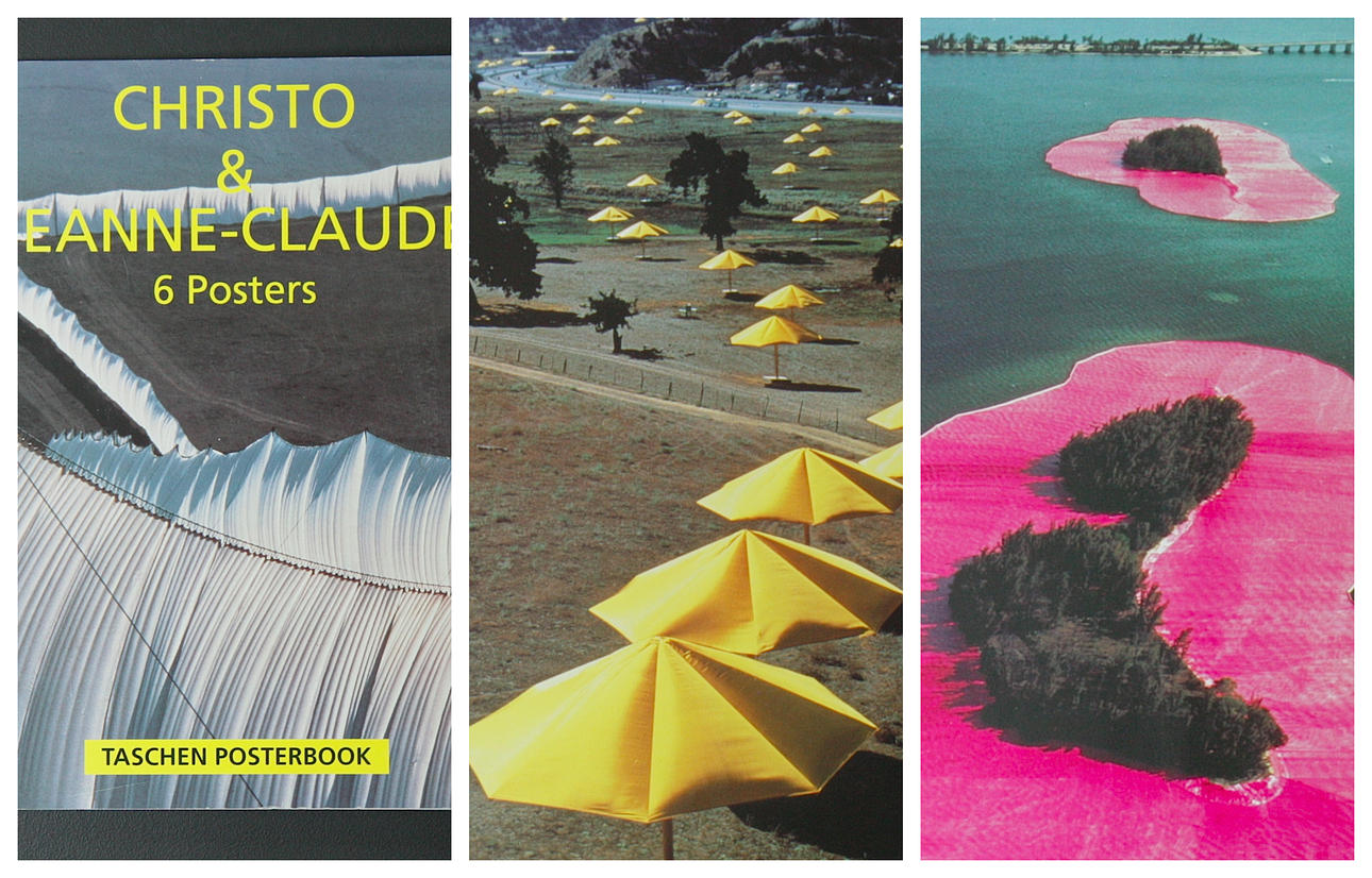 CHRISTO & JEANNE-CLAUDE. Posters, 5 pcs, (Taschen posterbook