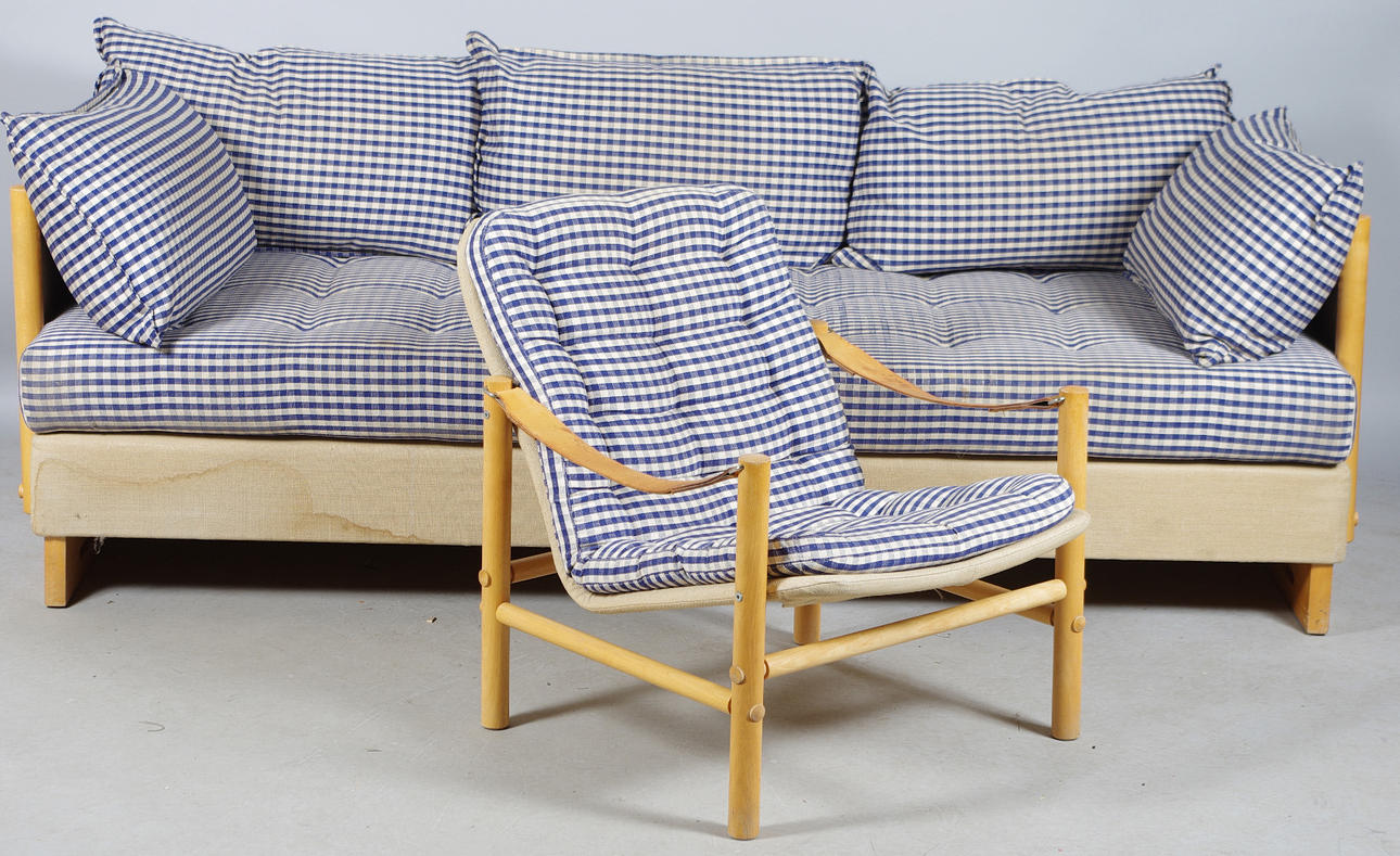 SOFFA SAMT FÅTÖLJ, Dux.