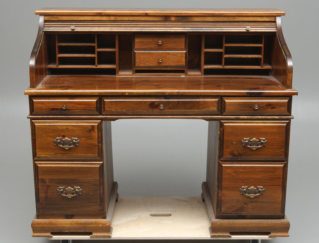 SKRIVBORD, med rullklaff, engelsk stil, 19/2000-tal.