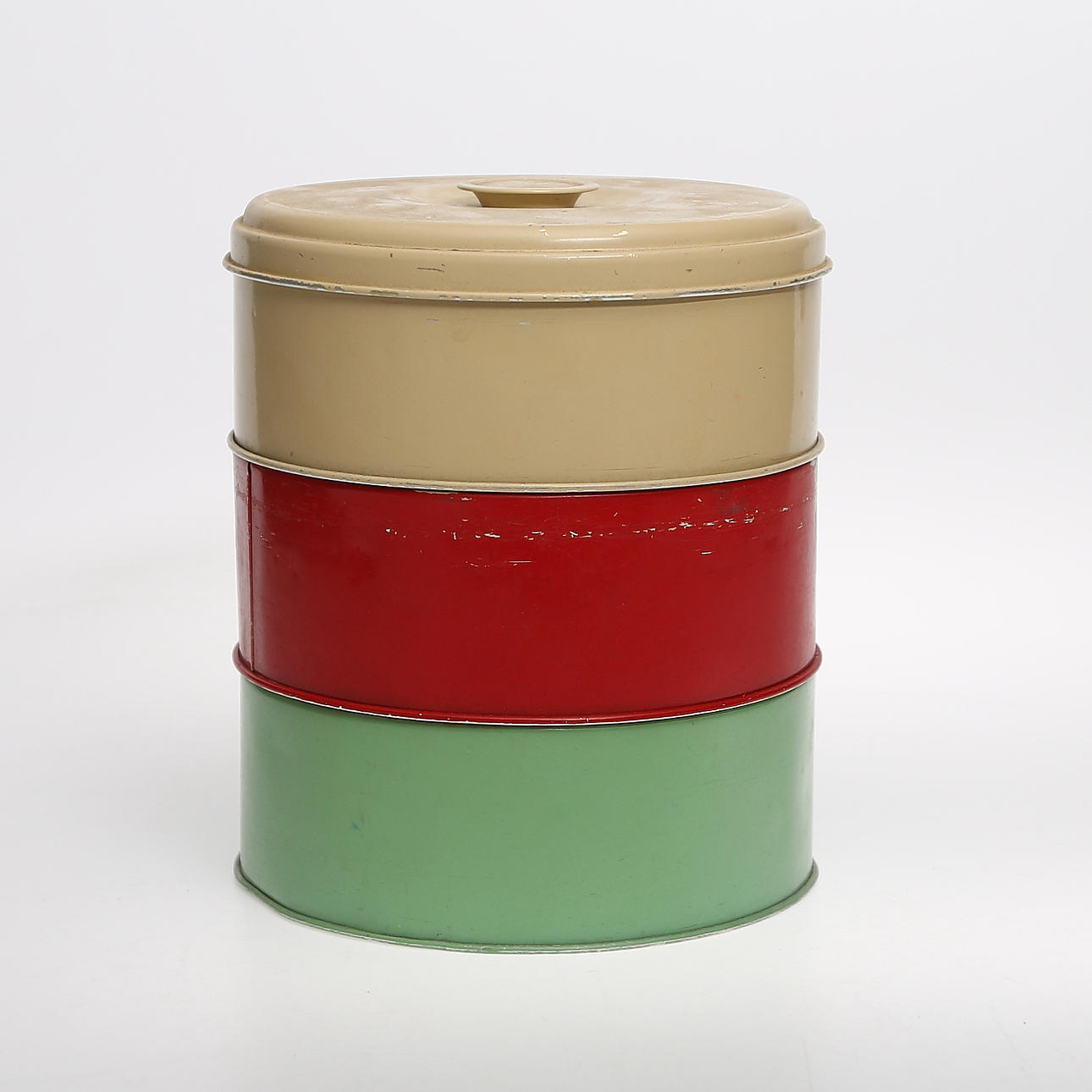 KAKBURK, plåt, tredelad, 1950-tal.