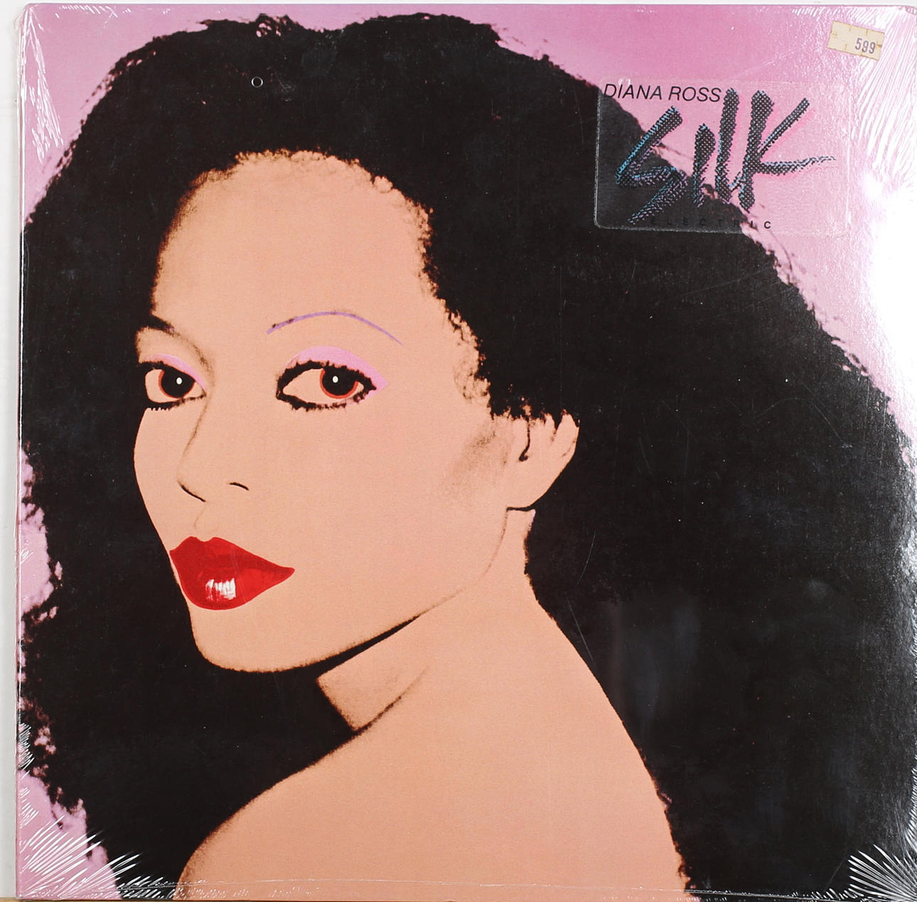 ANDY WARHOL. LP omslag nr 41. Silk Electric (Diana Ross), 1882.