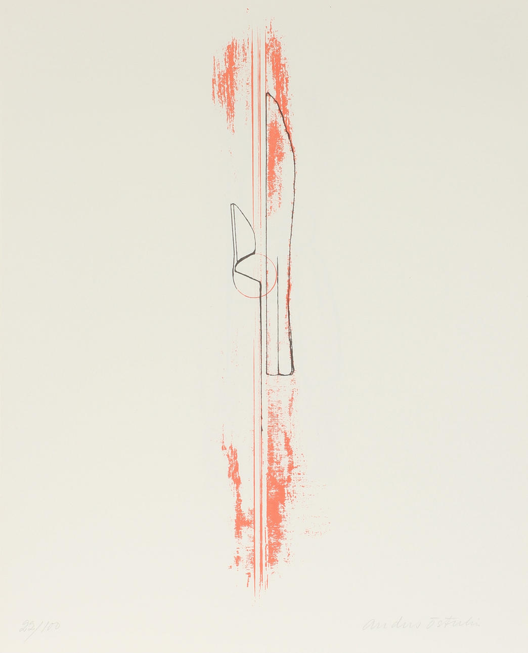 ANDERS ÖSTERLIN. Folder, 6 lithographs. Gallery Glemminge.