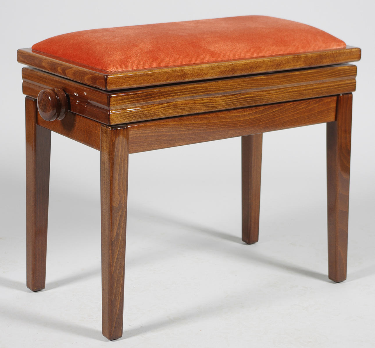 PIANOPALL, mahogny/plysch.