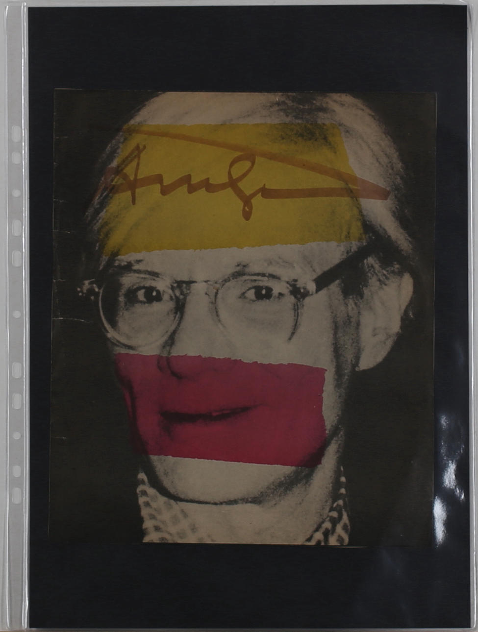 ANDY WARHOL. Andy Warhol. Offsettryck. Signerad.