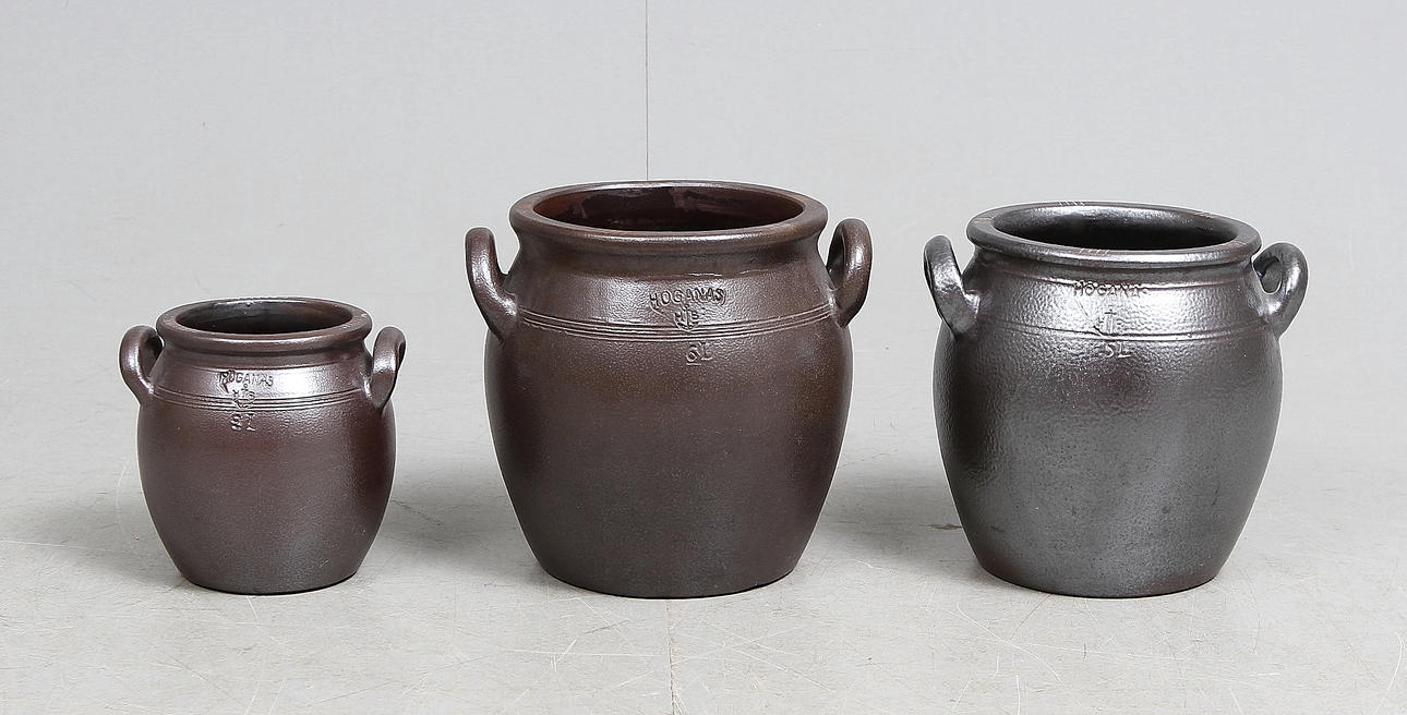 KRUKOR, 3 st, lergods, Höganäs.