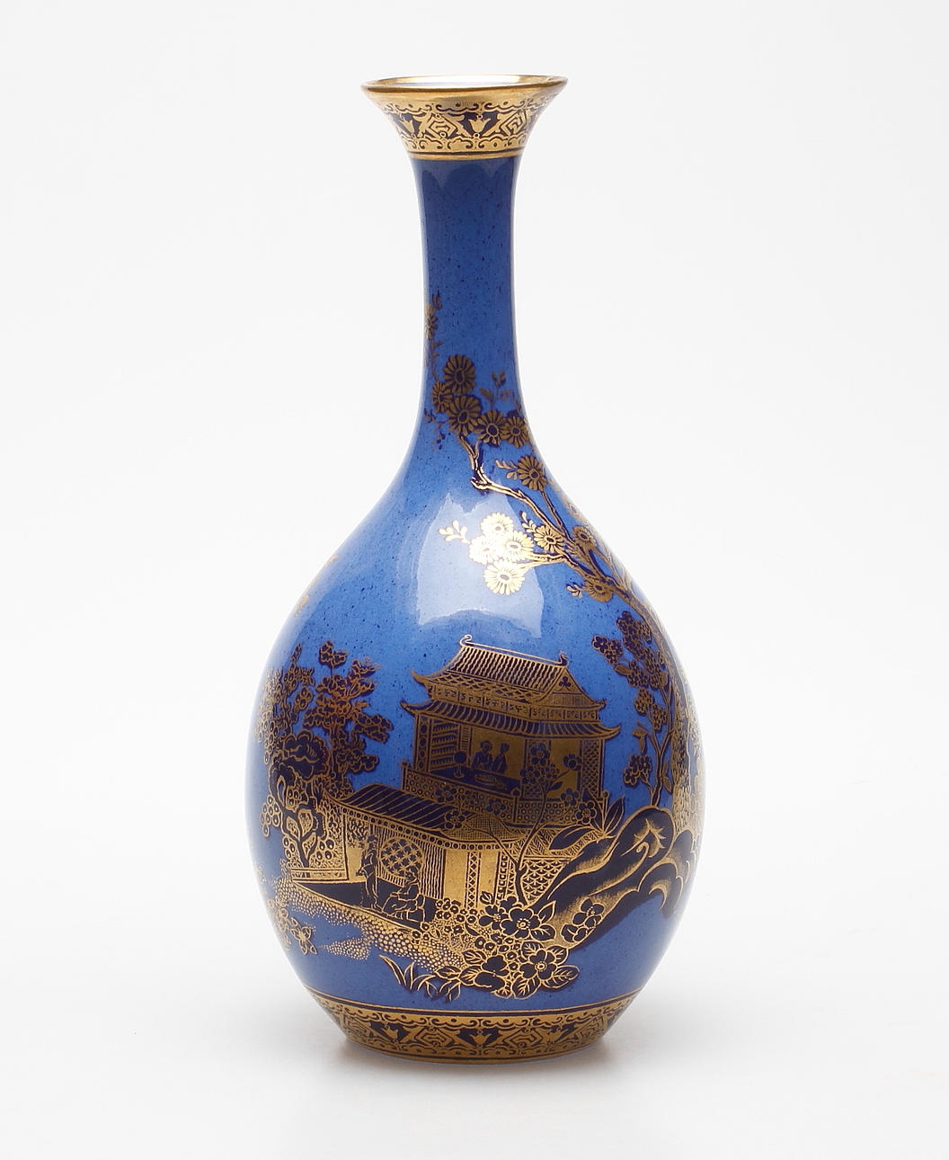 VAS, porslin, märkt Mandarin, möjligtvis England.