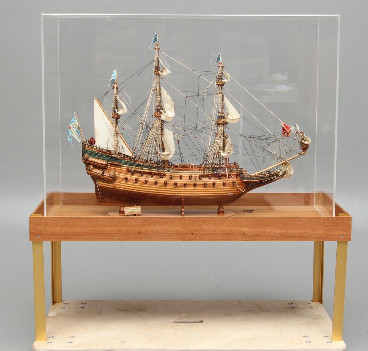 FARTYGSMODELL, Regalskeppet Wasa, 1900-tal.