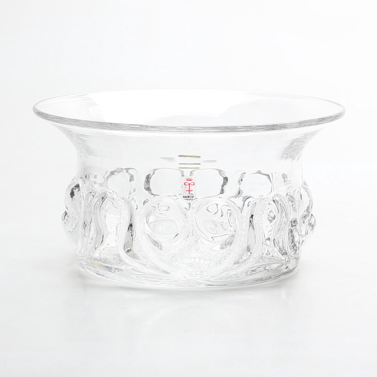 LARS HELLSTEN. SKÅL, glas, Skruf, osignerad, 1900-tal.