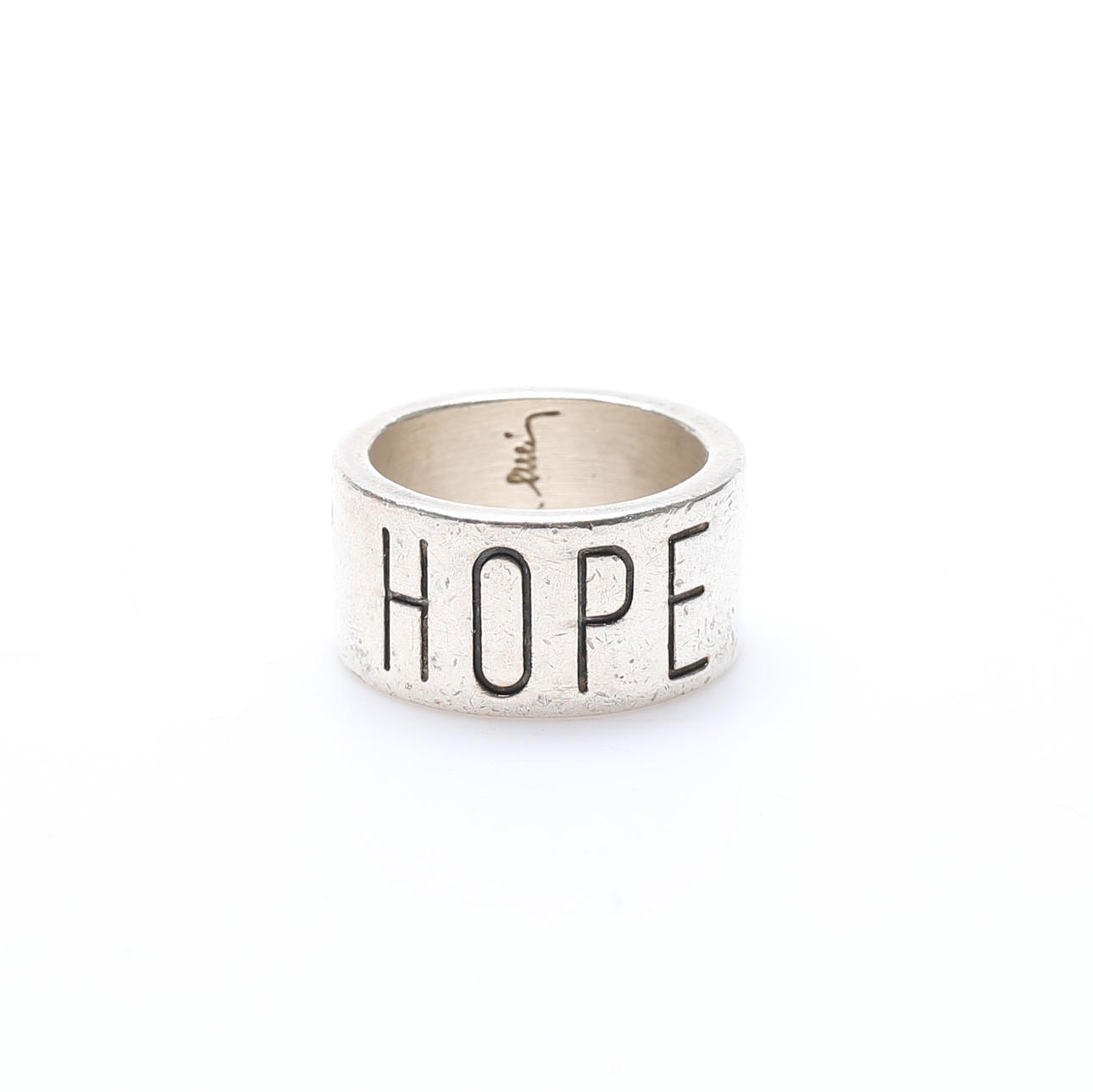 RING, silver. "Hope" Efva Attling.