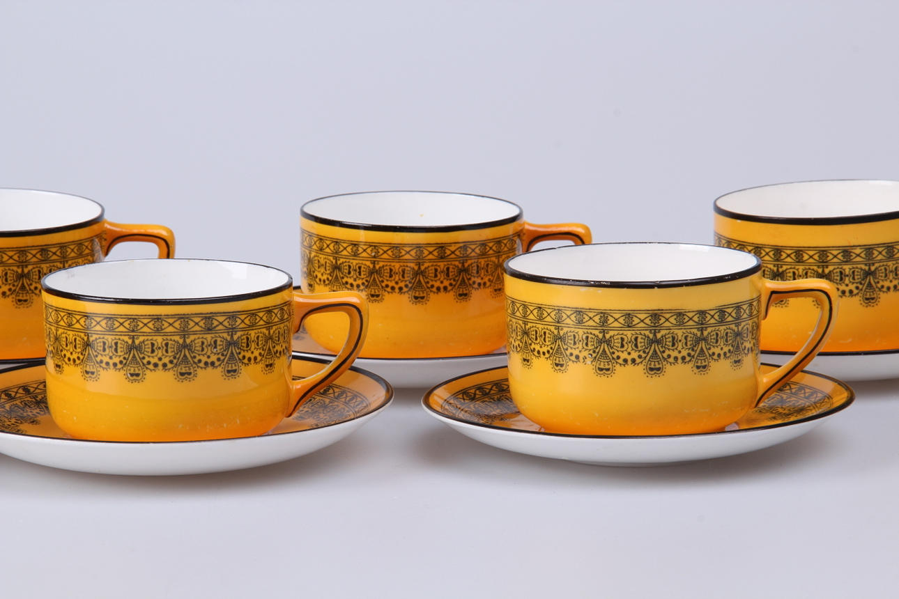 KAFFESERVIS, 16 delar, dekor 197, Gustavsberg.