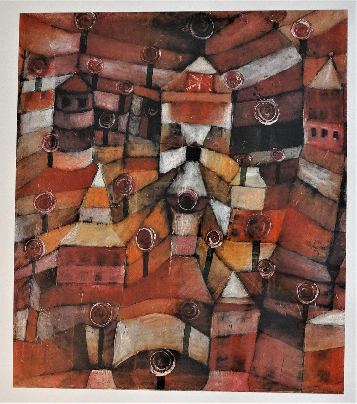PAUL KLEE. Rosengarten, Offset.