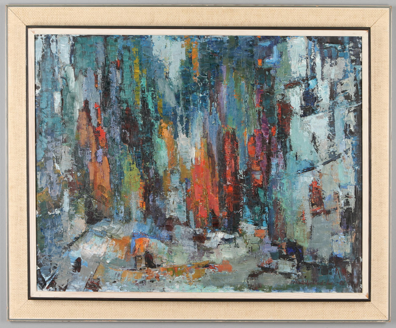 GRETA LILJEBLAD. "Höstskog", olja på duk, signerad.