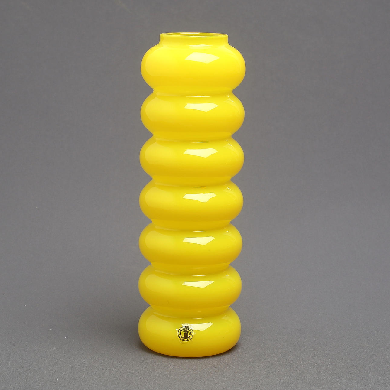 ANNE NILSSON. Vase, glas, mærket.