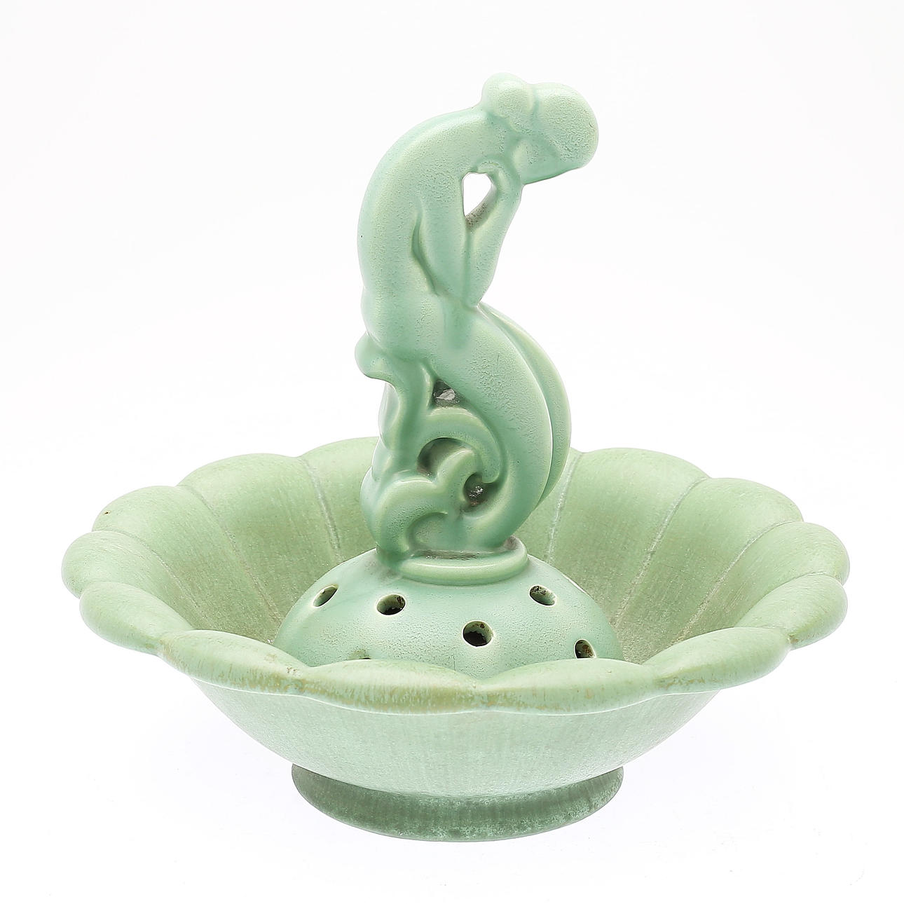 BLOMSTERUPPSATS, 2 delar, keramik, Gefle.