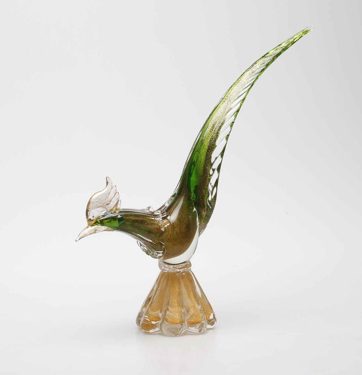 FIGURIN, glas, Murano, Italien, etikettmärkt.