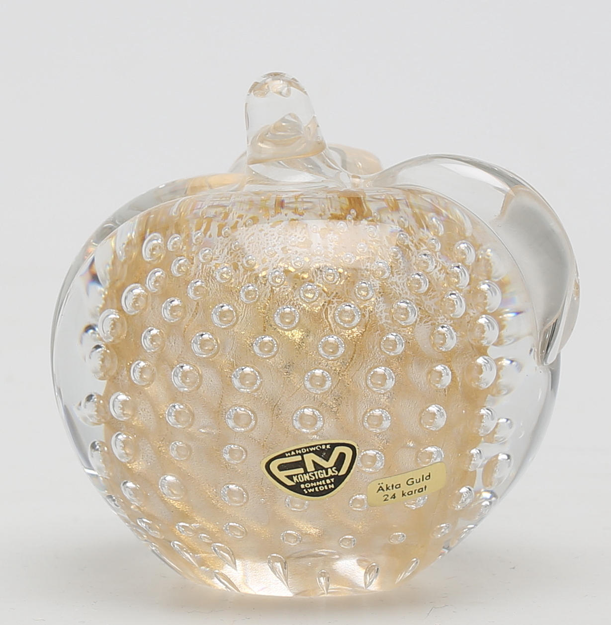 SKULPTUR, glas, venetiansk stil, Ronneby Konstglas, 1900-talets andra hälft.