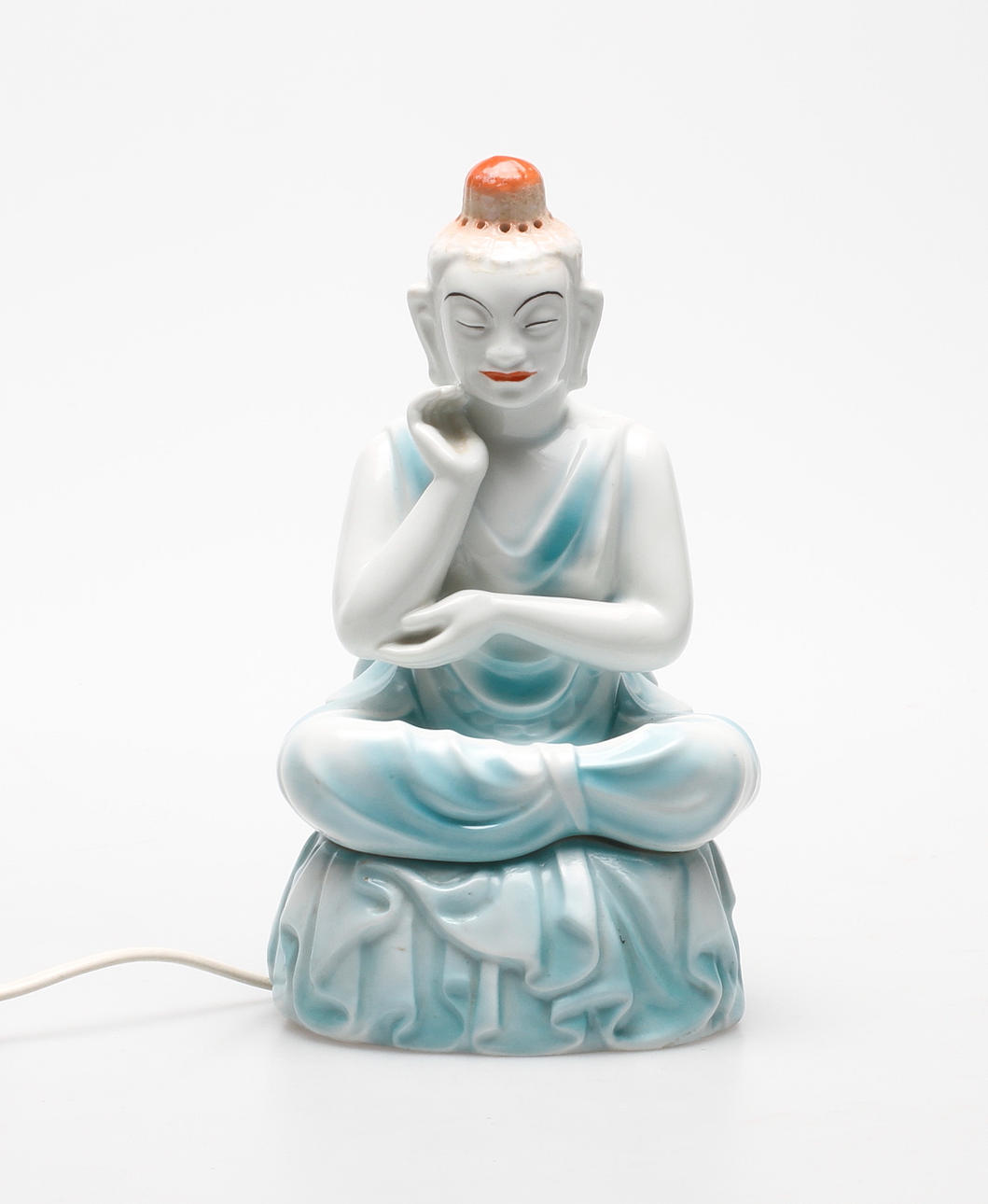 BORDSLAMPA, porslin, Arabia, 1930/40-tal.