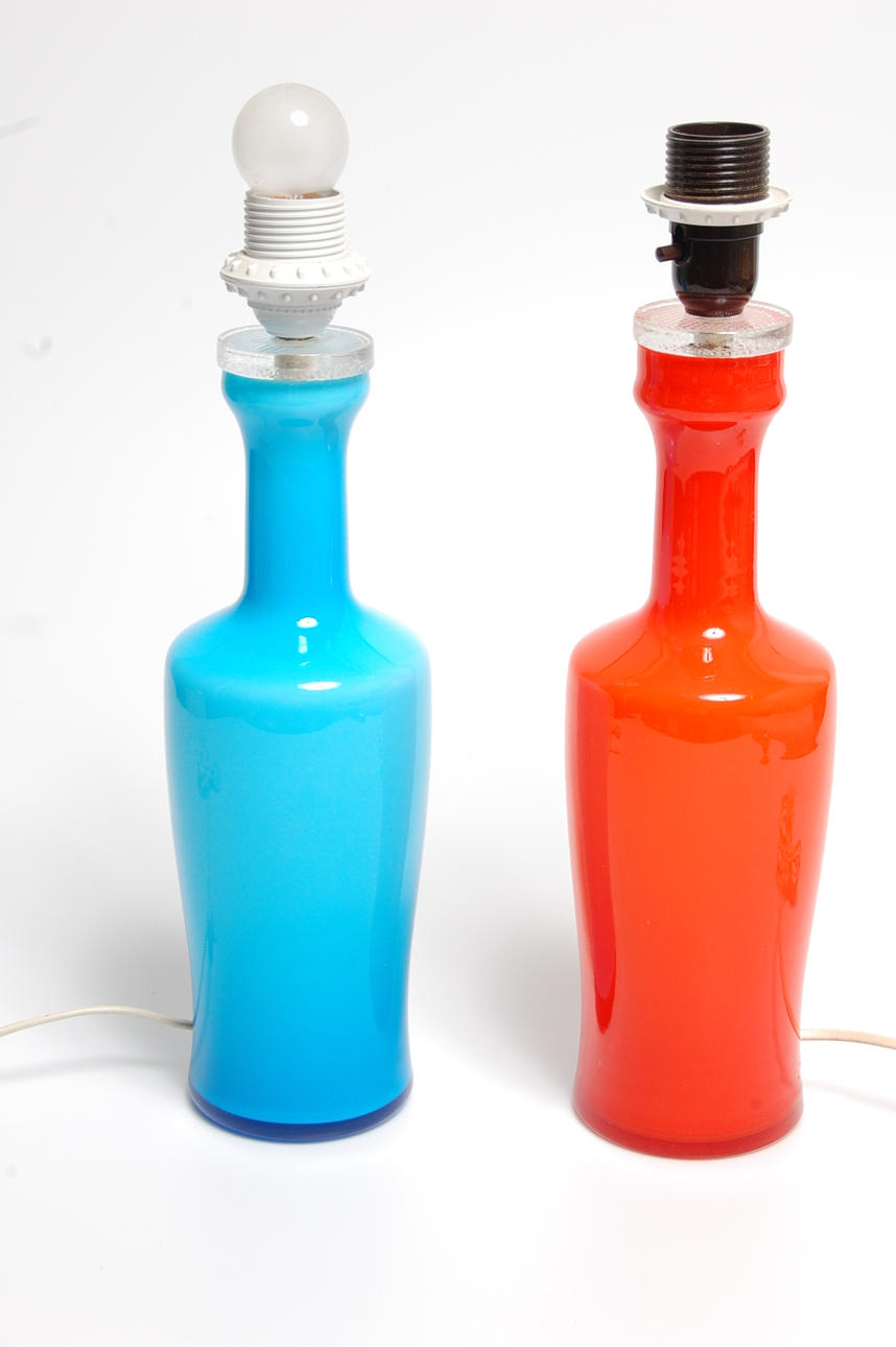 BORDSLAMPOR, 2 st Lindshammar, 1960-tal.