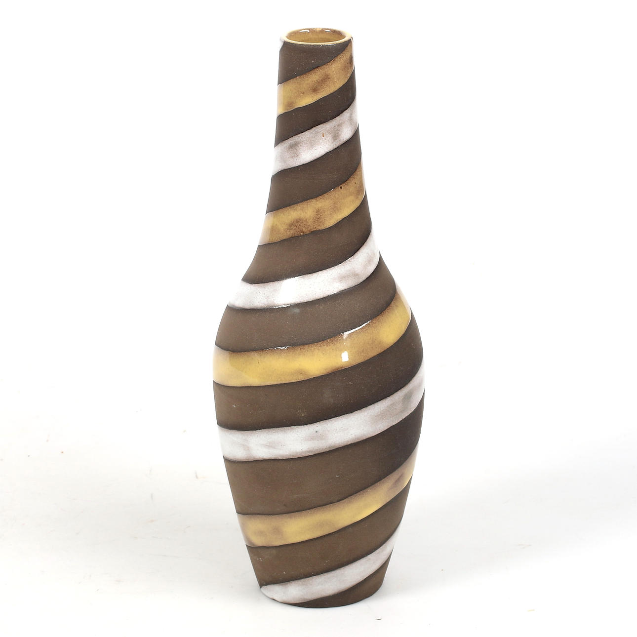VASE, ceramics, "Spiral", Ingrid Atterberg, Upsala Ekeby.
