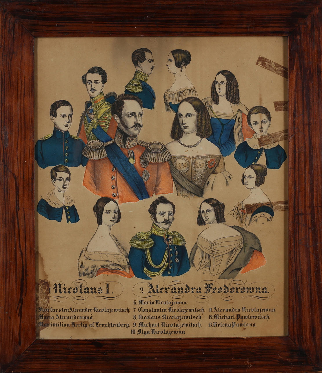 TRYCK, motiv av ryska tsarer.