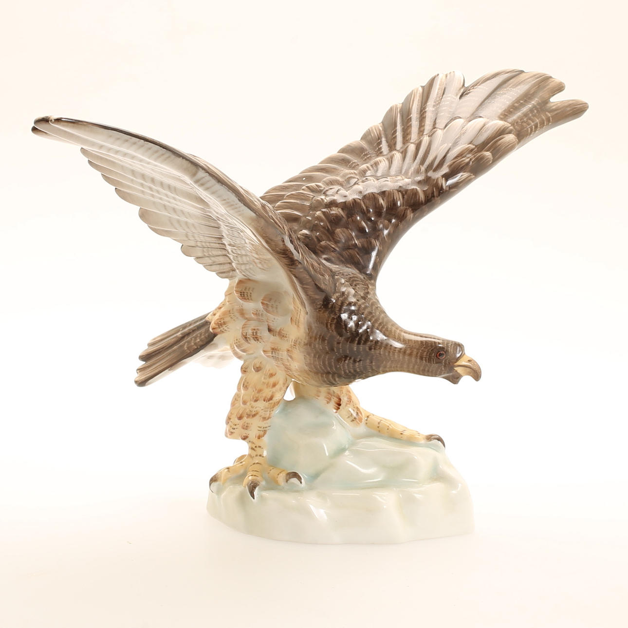 FIGURE, porcelain, eagle, Herend.