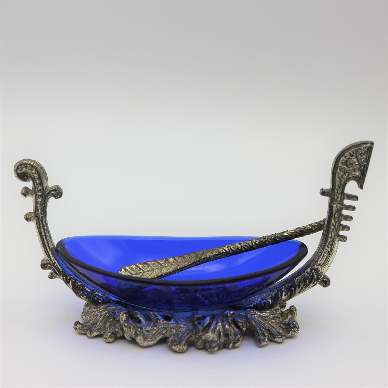 ESCULTURA DE GÓNDOLA EN CRISTAL DE MURANO.