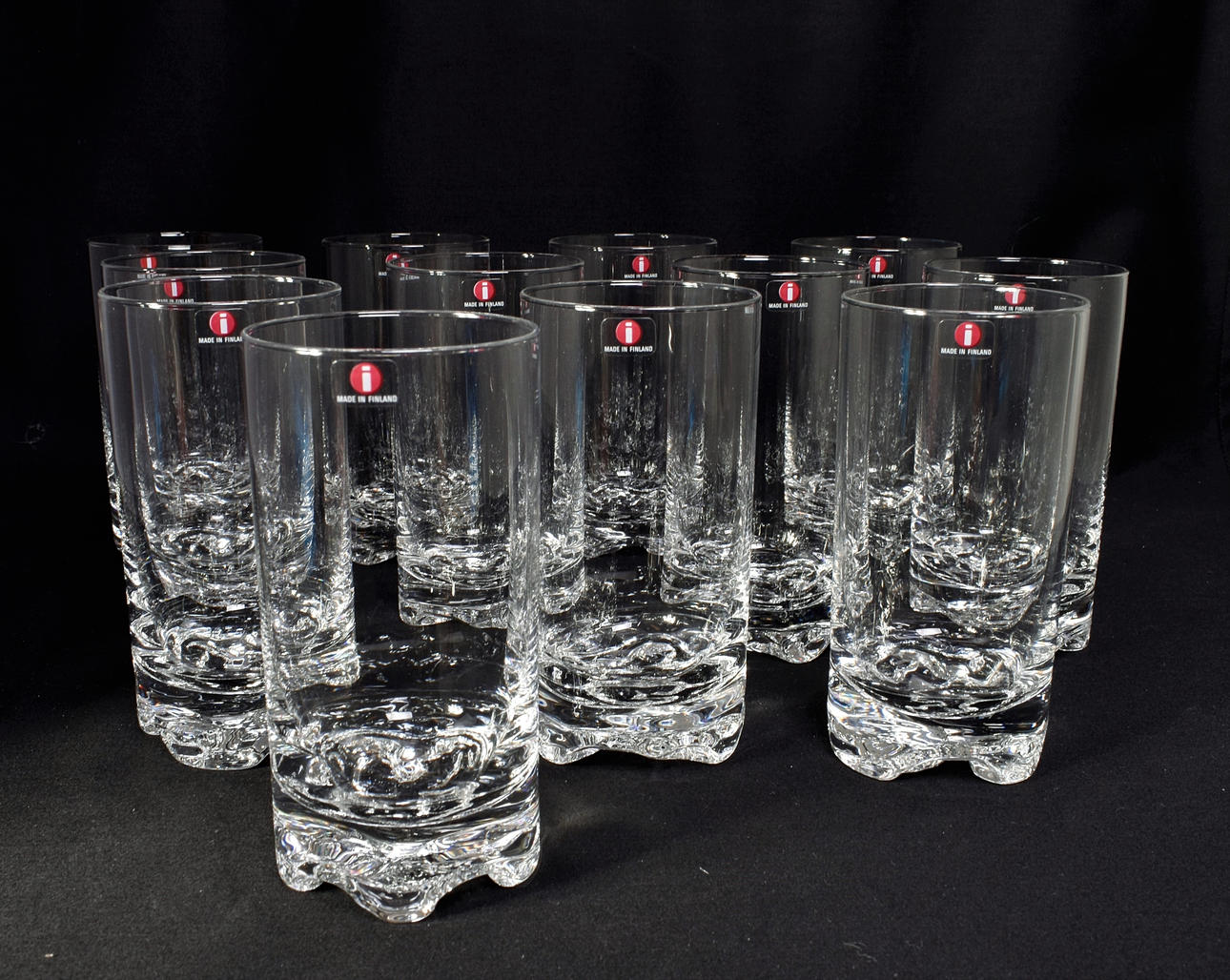 ÖLGLAS / DRINKGLAS 12 st " Gaissa " iittala.