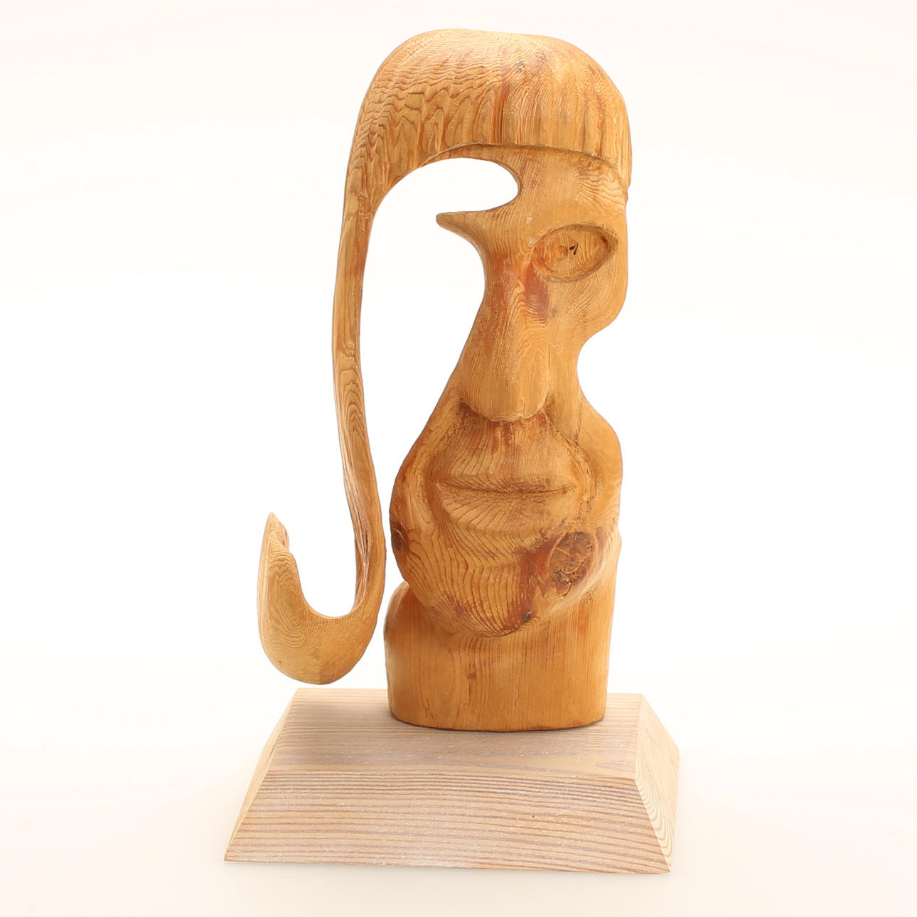 ÅKE HERCULES. Escultura, "Cabeza de mujer".