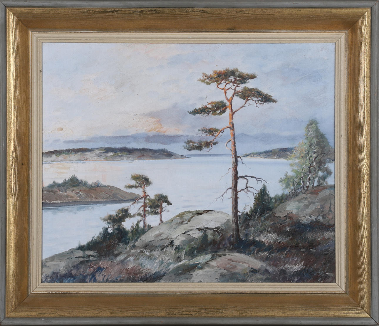 OIDENTIFIERAD KONSTNÄR. olja på duk, signerad E. E-son.