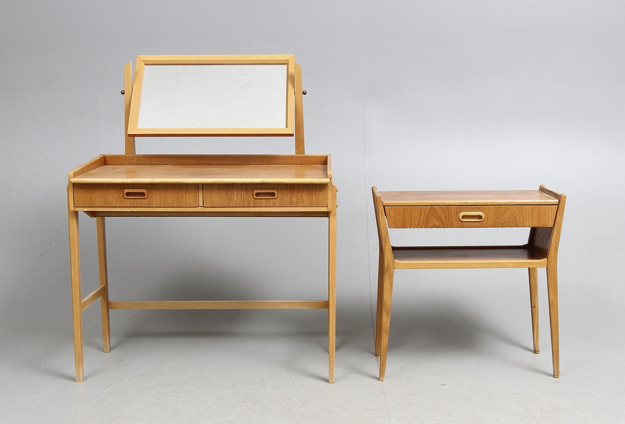 SMINKBORD, SÄNGBORD, 50 tal.