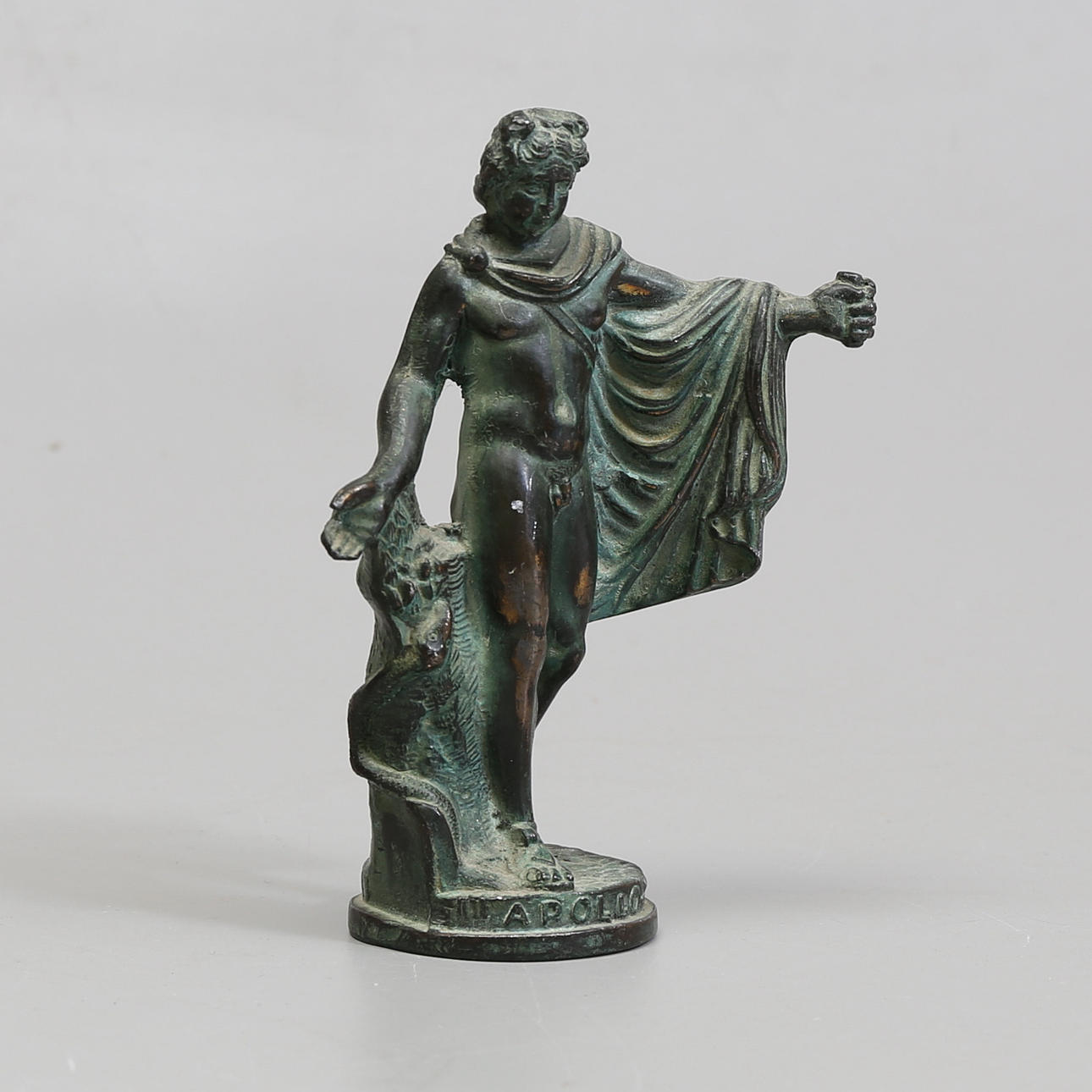 SKULPTUR, brons, Apollo, 18/1900 tal.