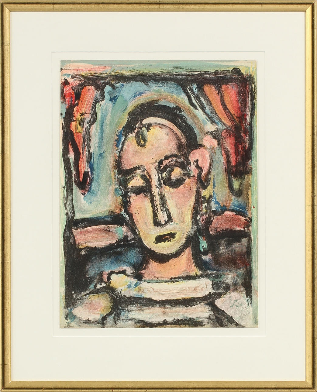 GEORGES ROUAULT, litografi, sign i plåten.