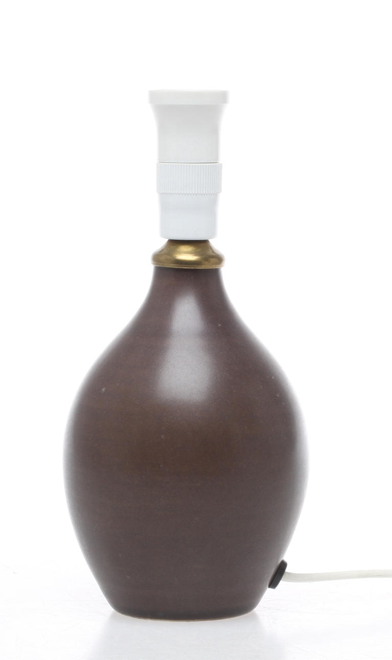 BORDSLAMPA, stengods, Inger och Erich Triller, Tobo.