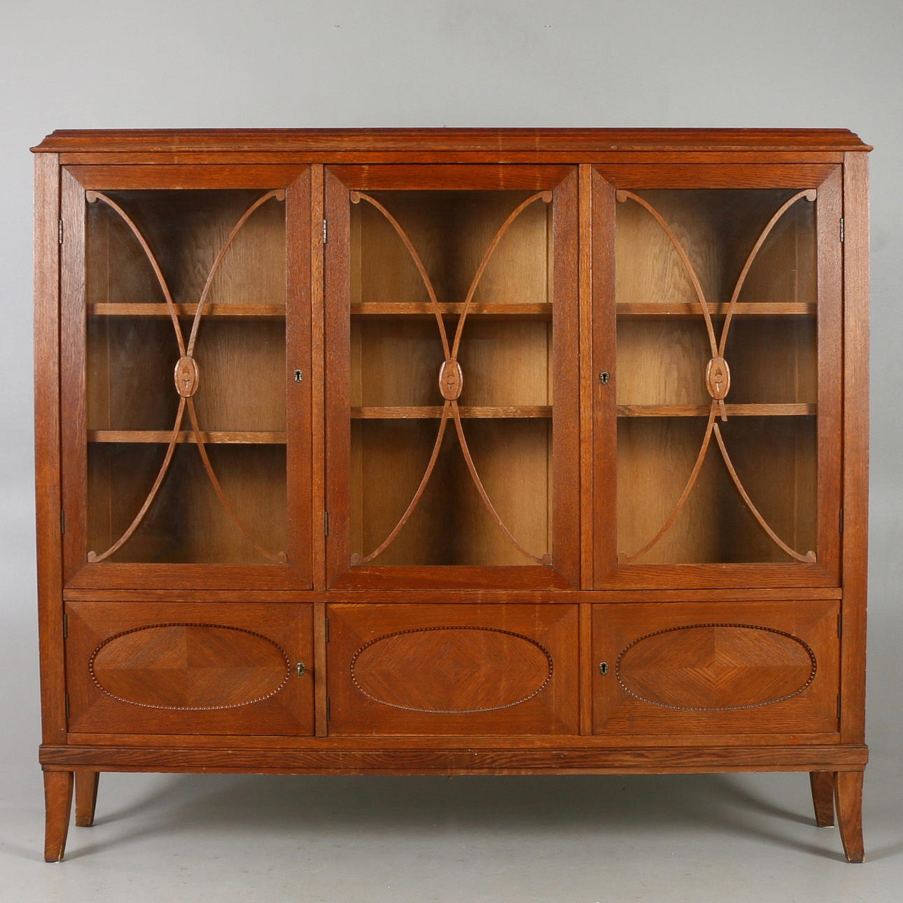 VITRINE, Jugendstil, 20. Jahrhundert.