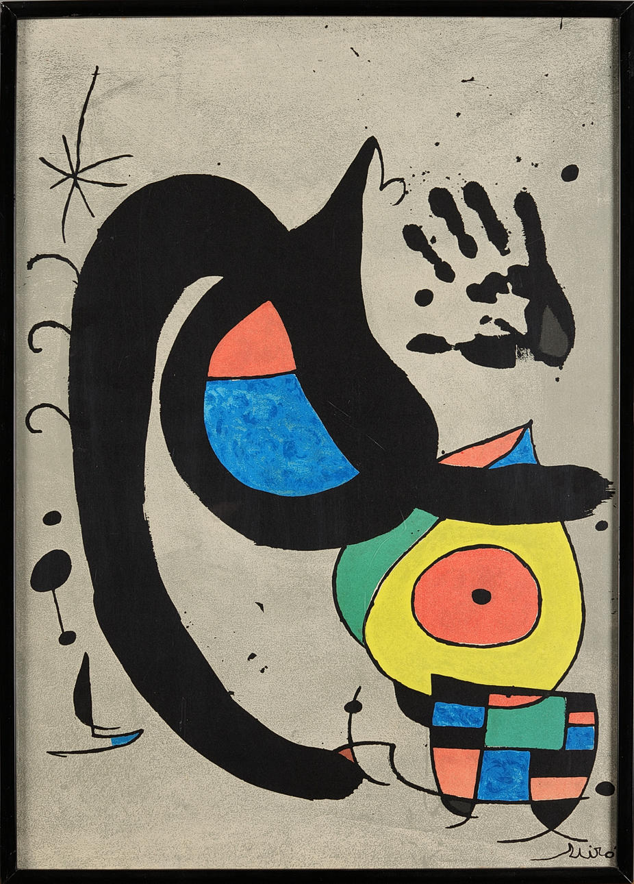JOAN MIRÓ, efter, litografisk affisch.