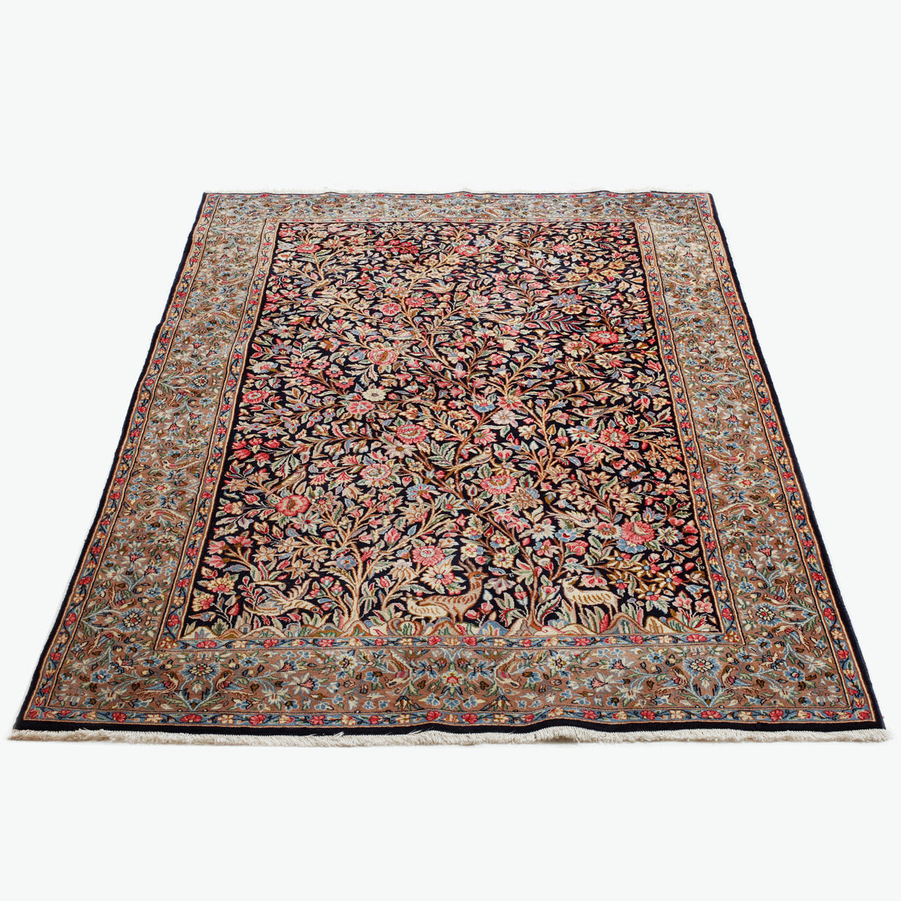 TEPPICH, Kirman Laver, 246 x 149 cm.