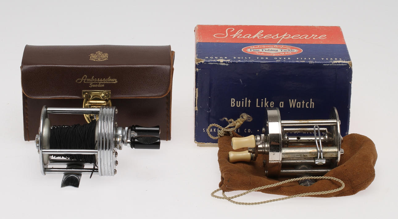 FISKERULLAR 2 st, Ambassadeur Sweden & Shakespeare USA.